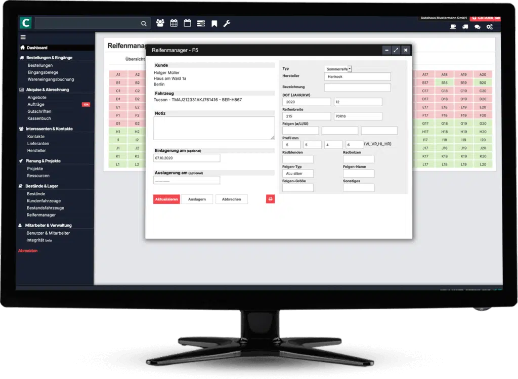 CATAMA Reifenmanager