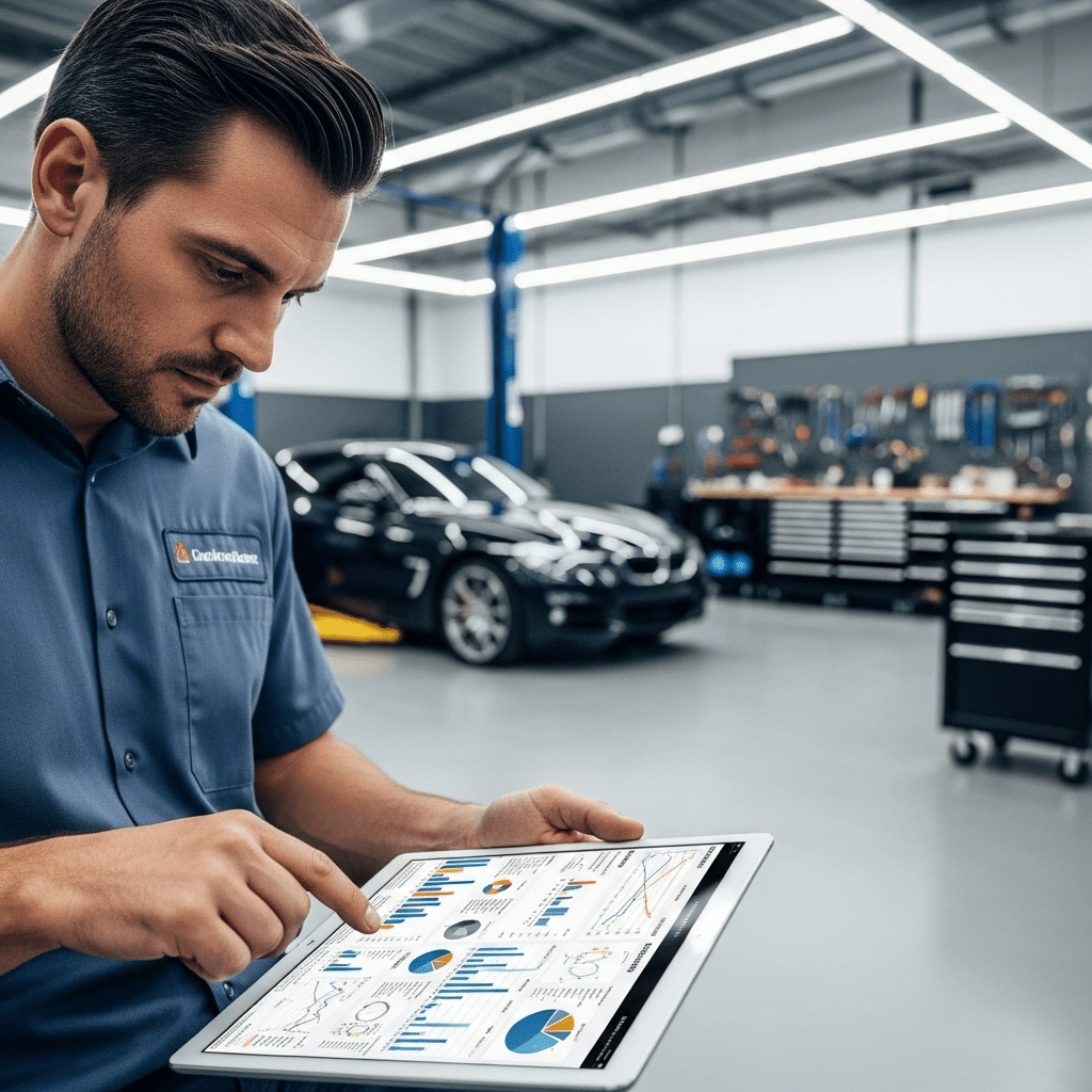 Billing software and workshop scheduling tools for auto repair shops and automotive dealerships